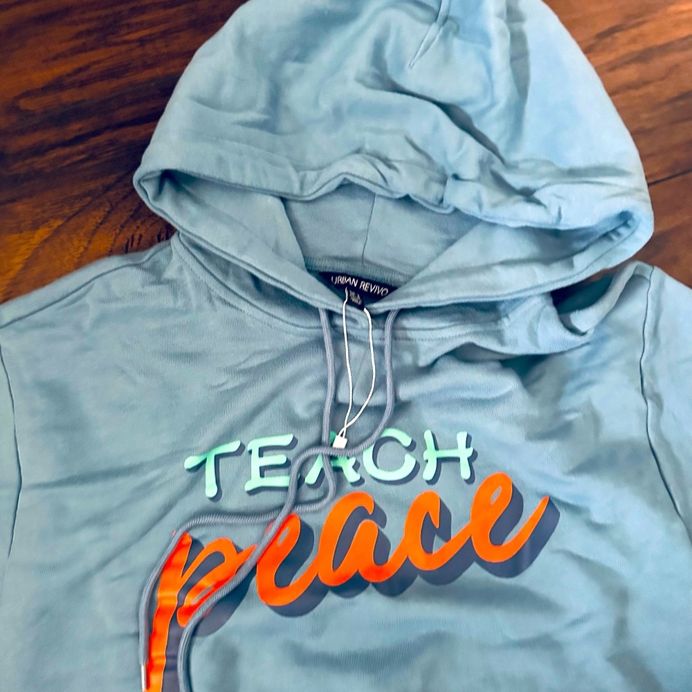 Blue hoodie